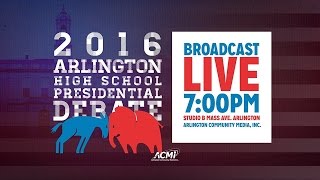 Arlington High School Presidential Debate 2016 [upl. by Enirehtak]