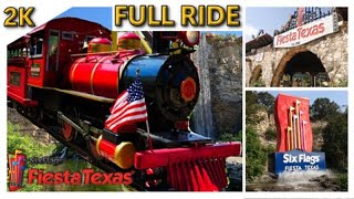 Six Flags Fiesta Texas Railroad  FULL RIDE HD RIDETHROUGH [upl. by Anirtek]