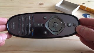 Philips TV remote control disassembly [upl. by Luapnoj902]