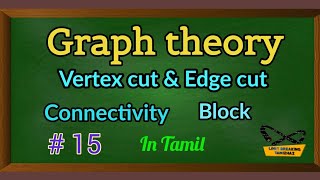 Vertex cut  Edge cut  Vertex connectivity  Edge connectivity  Block With examples Graph theory [upl. by Daley]