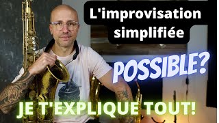 Le concept de limprovisation simplifiée Une astuce INCROYABLE pour AMÉLIORER son improvisation [upl. by Janicki]