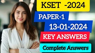 kset key answerskset paper 1 key answersksetkeyanswer [upl. by Emmie]