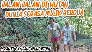 JALAN JALAN KE HUTAN BERSAMA SUAMI  ROMANTIS DUNIA SERASA MILIK BERDUA [upl. by Rosemari]