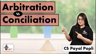 How is Arbitration different from Conciliation ARBITRATION Vs CONCILIATION [upl. by Sezen797]