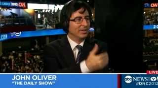 Daily Shows John Oliver Yells at Steny Hoyer at the Democratic National Convention Comedy [upl. by Anillehs]