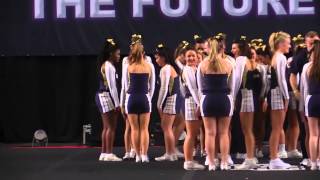 Kingston Cougars Gold Future Cheer University 2015 [upl. by Skip]