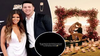 Josh Allen’s ex claims she was ‘hacked’ following ‘CTE’ barb after Hailee Steinfeld engagement [upl. by Aittam]