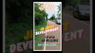 200 Acres JD development land  Hoskote near Bangalore near [upl. by Remmus]