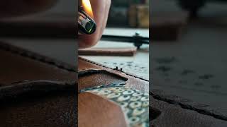 ⚜Sound of leather craft handmade handcraft satisfying leathercraft bentshandmade asmr relax [upl. by Eiramrebma]