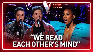 Identical TWINS bring COUNTRY to The Voice Australia  Journey 302 [upl. by Weiser721]