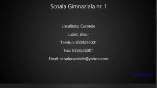 Scoala Gimnaziala nr 1 Curatele [upl. by Tisbe]