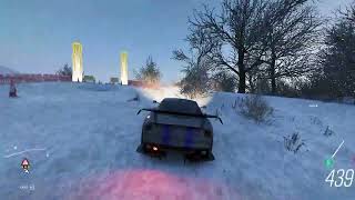 Swan Dive Danger Sign  77302 metres  Forza Horizon 4 [upl. by Saticilef]