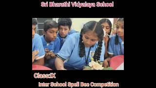 Inter School Spell Bee Competition ClassIX [upl. by Hefter]