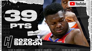 Zion Williamson 39 Points Full Highlights vs Nuggets  March 26 2021  202021 NBA Season [upl. by Torrence]