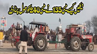 Tractor Massey 135 vs Massey 240  Tochan Competition  Tochan Mela  Tractors Competition [upl. by Fulks1]