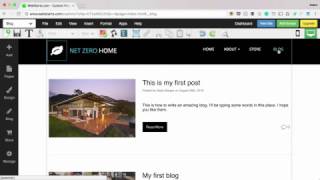 How To Add A Blog To Your WebStarts Website [upl. by Aeel]