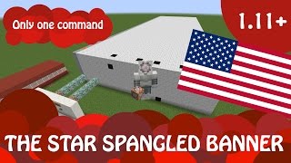 The Starspangled Banner  JukeBox One Command Creations Minecraft 111 [upl. by Gaultiero]