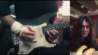 Yngwie J Malmsteen react to a Far Beyond The Sun Cover [upl. by Notreve]