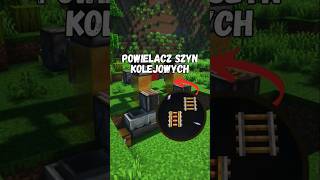 Powielacz szyn kolejowych w minecraft 😵💥 [upl. by Enailuj]