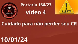 CAC Cuidado para não perder seu CR  CR do CAC 2024 [upl. by Ithaman]