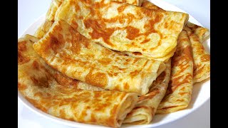 RECETTE DE MSEMENS BIEN FEUILLETÉS 💯  INRATABLE FACILE ET RAPIDE  CREPES FEUILLETÉES [upl. by Kumar828]