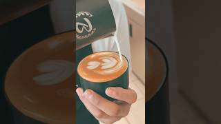 how to make a tulip coffee art how coffee anime wing fypシ 3d govairal tulip tulip [upl. by Wolram]