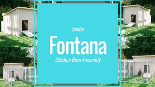 The ecoFLEX Jumbo Fontana Chicken Barn Assembly Video Guide [upl. by Solim78]