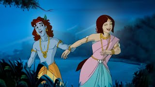 Krishna The Great  राधा कृष्ण का मिलन  Epic Love Story  Cartoons for Kids in Hindi [upl. by Nrevel]