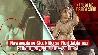 Nawawalang Sto Niño sa Floridablanca sa Pampanga nakita… online  Kapuso Mo Jessica Soho [upl. by Fai971]