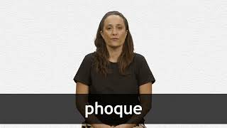 How to pronounce PHOQUE in French [upl. by Eart]