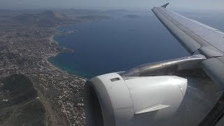 WONDERFUL GREEK LANDSCAPES  Aegean A320 Acropolis Livery Landing in Athens  FULL HD50 FPS [upl. by Yenal664]