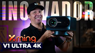 Xming V1 Ultra 4K O Primeiro Projetor LCD 4K UHD Real  Uma Revolução no Mercado [upl. by Htebazie256]