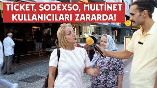 Ticket Sodexso Multinet Kullanıcıları Zararda [upl. by Ayekahs]