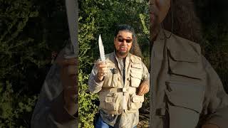 BUCKMASTER BIG BOWIE SURVIVAL KNIFE COMMANDO BUCK 184 HUNTING FISHING HIKING 1980s KNIVES shorts [upl. by Carrillo953]