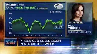 Pfizer CEO sold 56 million stock in preplanned sale on day of vaccine news release [upl. by Erdnaed358]