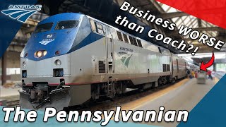 Amtraks Pennsylvanian When Business Class is WORSE than Coach [upl. by Ellery]