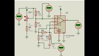 comparateur de tension à hystérésis tension de référence intégré LTC1540 [upl. by Onitrof]