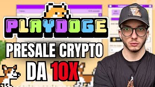 Nuova MemeCoin Play to Earn  PLAYDOGE CRYPTO DA 10X [upl. by Irrep]