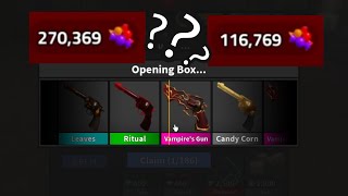 I SPENT 50K ROBUX ON HALLOWEEN UNBOXING IN MM2 Murder Mystery 2 [upl. by Domineca]