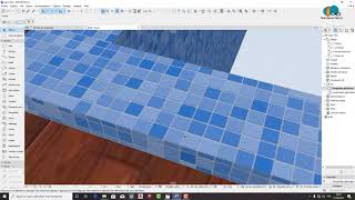 TUTO ArchiCAD 24 partie 16 Modelisation de piscine [upl. by Frear]