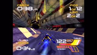 Wipeout XL PS1 Gameplay [upl. by Dnallor924]