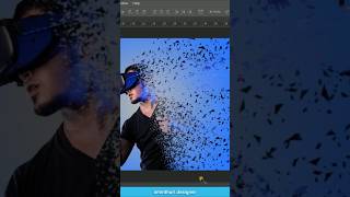 Dispersion Effect In Photoshop shorts photoshop [upl. by Legyn]