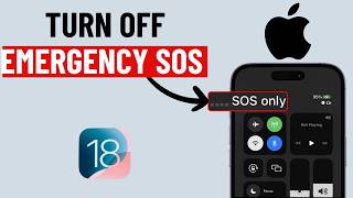 How to Turn Off Emergency SOS on iPhone iOS 18 [upl. by Junna]