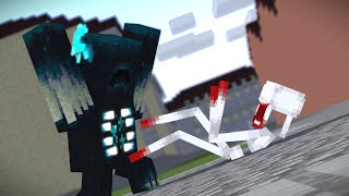 Warden VS SCP096 Minecraft Animation [upl. by Eillat]