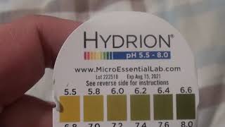 Hydrion pH Roll with Chart and Dispenser 5580 pH Range [upl. by Roselyn942]