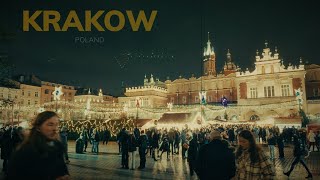 Krakow Poland  Christmas market 2024  shot on iPhone 15pro [upl. by Hapte]