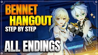 Bennet Hangout Event All Endings  Achievements 【Genshin Impact】 [upl. by Iah]