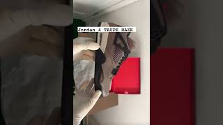 Unboxing Jordan 4 taupe haze jordan4 jordan nike [upl. by Daggett]