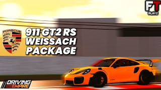 This Limited 911 GT2 RS Is PRETTY GOOD In Roblox Driving Empire [upl. by Aihsotal]