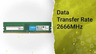 CT32G4DFD8266 Crucial 32GB DDR4 Desktop Memory CT32G4DFD8266 [upl. by Roldan779]